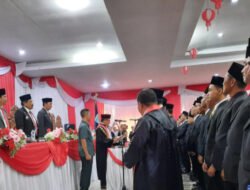 Pelantikan 30 Anggota DPRD Kabupaten Bengkulu Utara Periode 2024-2029