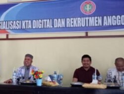 Cabup Arie menghadiri Sosialisasi KTA Digital dan Rekrutmen Anggota PGRI Se-kabupaten BU